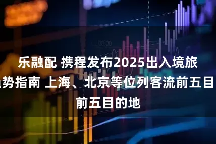 乐融配 携程发布2025出入境旅游趋势指南 上海、北京等位列客流前五目的地